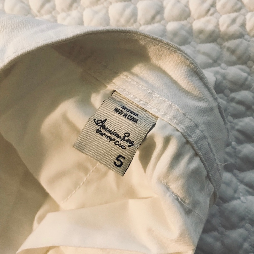 White Mini Shorts - Picture 2 of 2